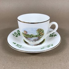 Vintage Arklow Cup and Saucer Blarney Castle Cork Made in Ireland
