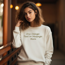 Custom Sweatshirt Text, Image
