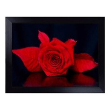 1 x Red Rose Flower Lap Tray