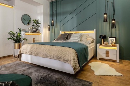 Modern elegant king size bed - modern,,