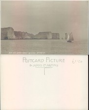 Old Harry Rocks Swanage Judges Ltd Landscapes Sea Famous Places Real Photo RPPC