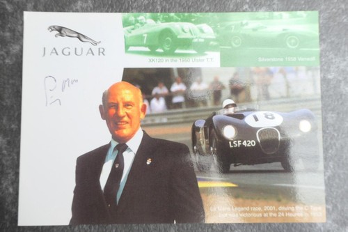 Stirling moss real autograph - moss,