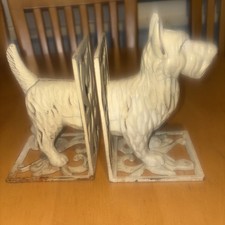 Cast Iron Scottie Dog Pair Of