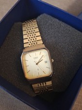 Vintage Casio Gold Tone MG-501G Quartz Watch Fully Running