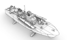 1/20 HMS MTB 234 Motor Torpedo Boat 3D Printed kit RC kits