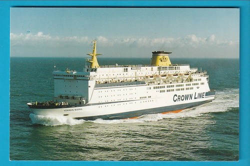 Original postcard ferry crown - postcard,