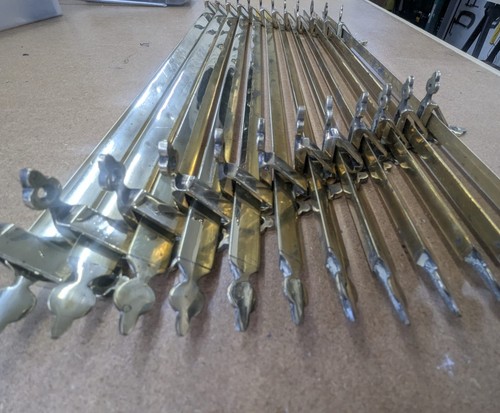 Solid brass fleur - solid, fleur-de-lis