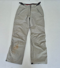 WESTBEACH SKI TROUSERS MEDIUM GREY WOMENS ZIP POCKETS SNOW PANTS