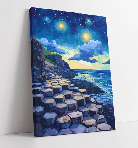 Night sky giant causeway - night,
