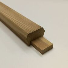 Timber Wood Decking Handrail Baserail Garden Wooden 2.4m 69x44mm with Fillet
