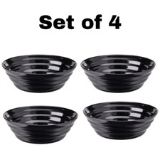 Black Dinnerware Bowl Plates