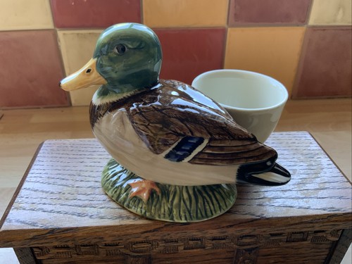 Quail ceramics mallard duck - ceramics,