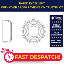 Brake Drum fits TAXI TX 2.4D Rear 02 to 06 D2FA 801594 Apec Quality Guaranteed