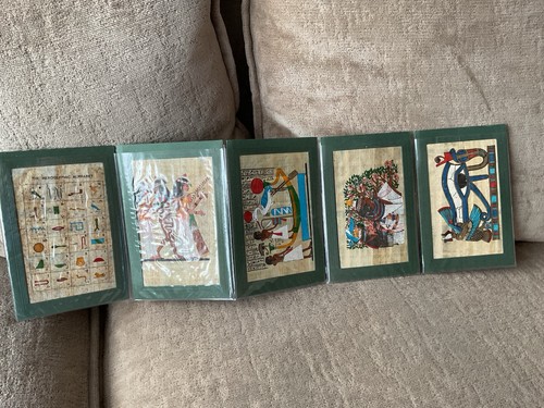 Hand painted egyptian - painted, papyrus