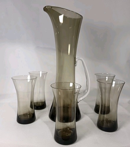 1960s retro smoke glass - 1960s,