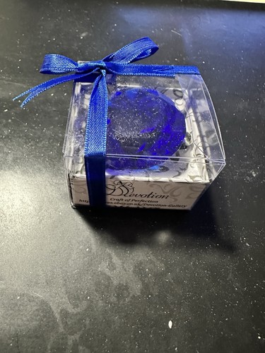 Blue crystal glass diamond - crystal,