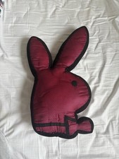 Playboy Original Bunny Rabbit Shaped Pillow Pink Plush, Retro 2004