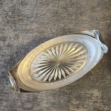 Two Art Deco Butter Dishes