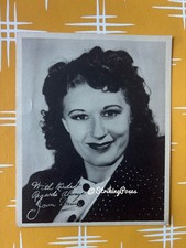 JOANDAVIS  Photo Portrait 7x5  film star 1940s actress D5 vgc