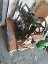 Large industrial steel vintage electric saw with speed control inverter