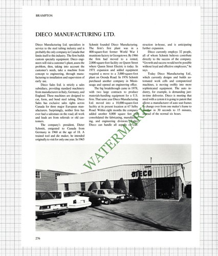 Brampton canada dieco dieter - dieco,