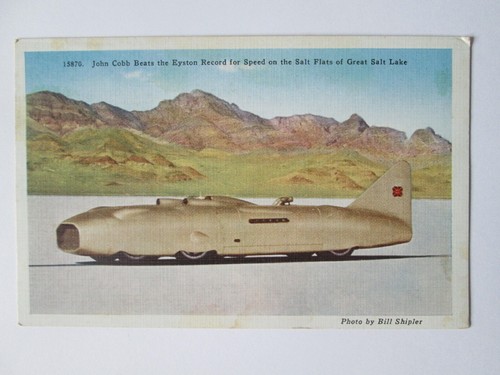 John cobb postcard motorsport - john,