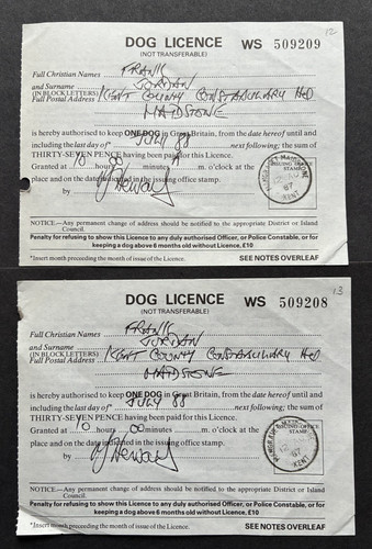 Dog licences for kent - 2,