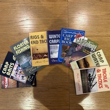 9 X Fishing Tackle Bait Books