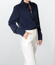 PAUL COSTELLOE LADIES SILKY FORMAL BLOUSE NEW (REF 141 / R )