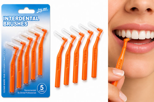 Angled dental brushes - 5,