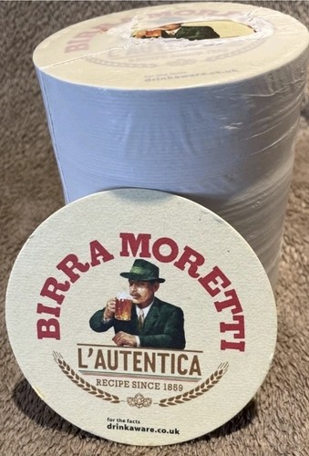 Birra moretti beer mats - birra,