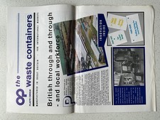 Plastic Omnium Telford News Bulletin, Leaflets of Waste, Litter Bins, Containers