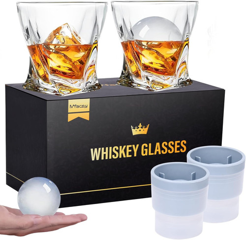 Whiskey glasses set 11 oz - whiskey, 4-11