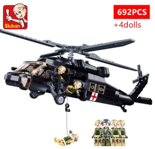 692pcs fits technic - technic, uh-60l