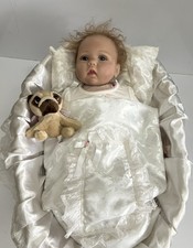 Realistic Lifelike Reborn Kaydora 21” Newborn Baby Doll with Bedding Set 