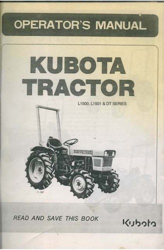 Kubota tractor l1500 l1501 - kubota, &