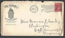 DATED 1908 COVER WASH DC THE