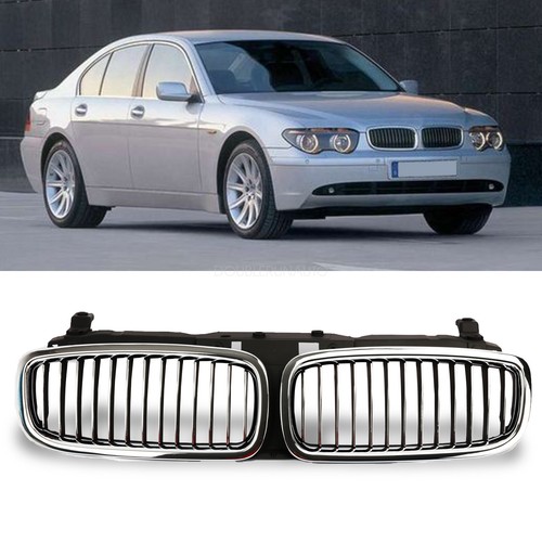 Chrome black front kidney - front,