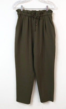 TopShop WM 2 Pants Green Tie