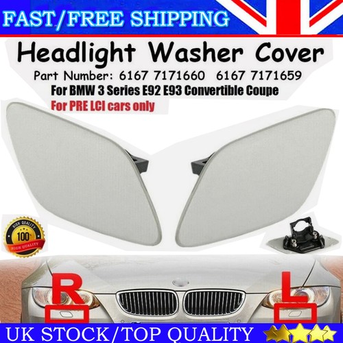 Pair headlight washer - washer, cover