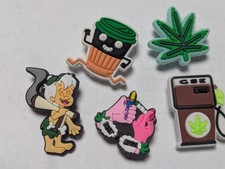weed, 420, marijuana Crocs Shoe Charms Clog Charm  Croc clip #2