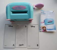 Disney Small Die Cutting Machine With 3  Plates Cut & Emboss Plus Manual Used