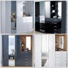 Carleton Mirrored 3 Door Combi