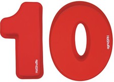Large Silicone Number 10 Cake Tin Moulds 10th Birthday Anniversary Tins Moulds