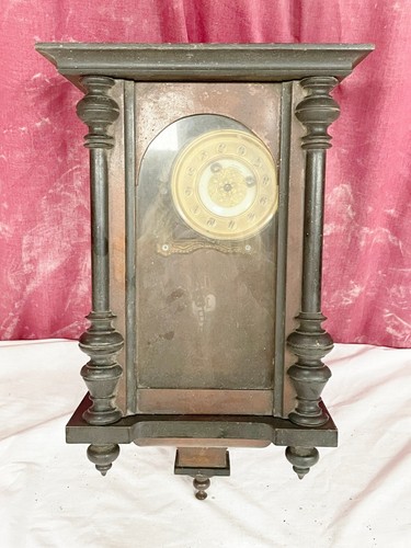 Vintage antique wall clock - antique,