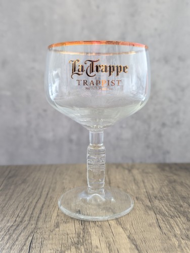 Trappe trappist beer - la, glass