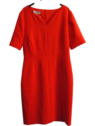 Hobbs shift dress red - dress,
