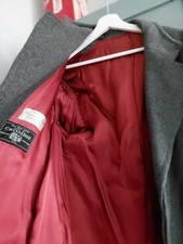 Mens genuine crombie wool coat