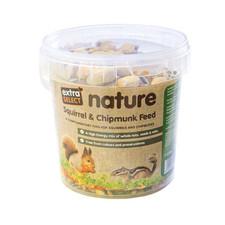 Extra Select Squirrel & Chipmunk Feed in Bucket 1L - Nutritious Food