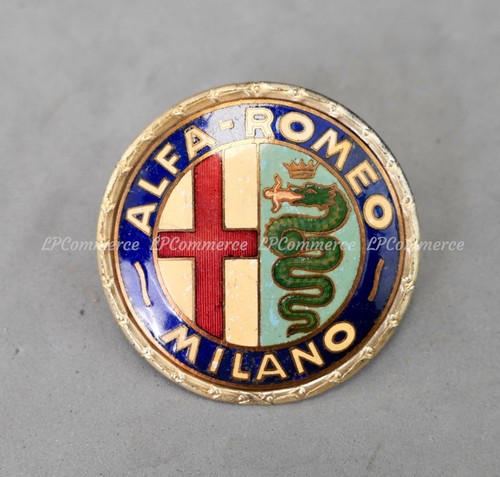 Alfa romeo enamel coat arms - alfa,